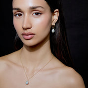 Solitaire Baroque Pearl Necklace