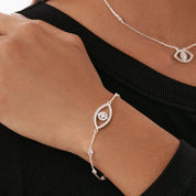 Evil Eye Pavé Bracelet