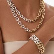 Collier Petits Maillons Ovales