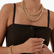 Collier Maximaliste Rolo Pavé