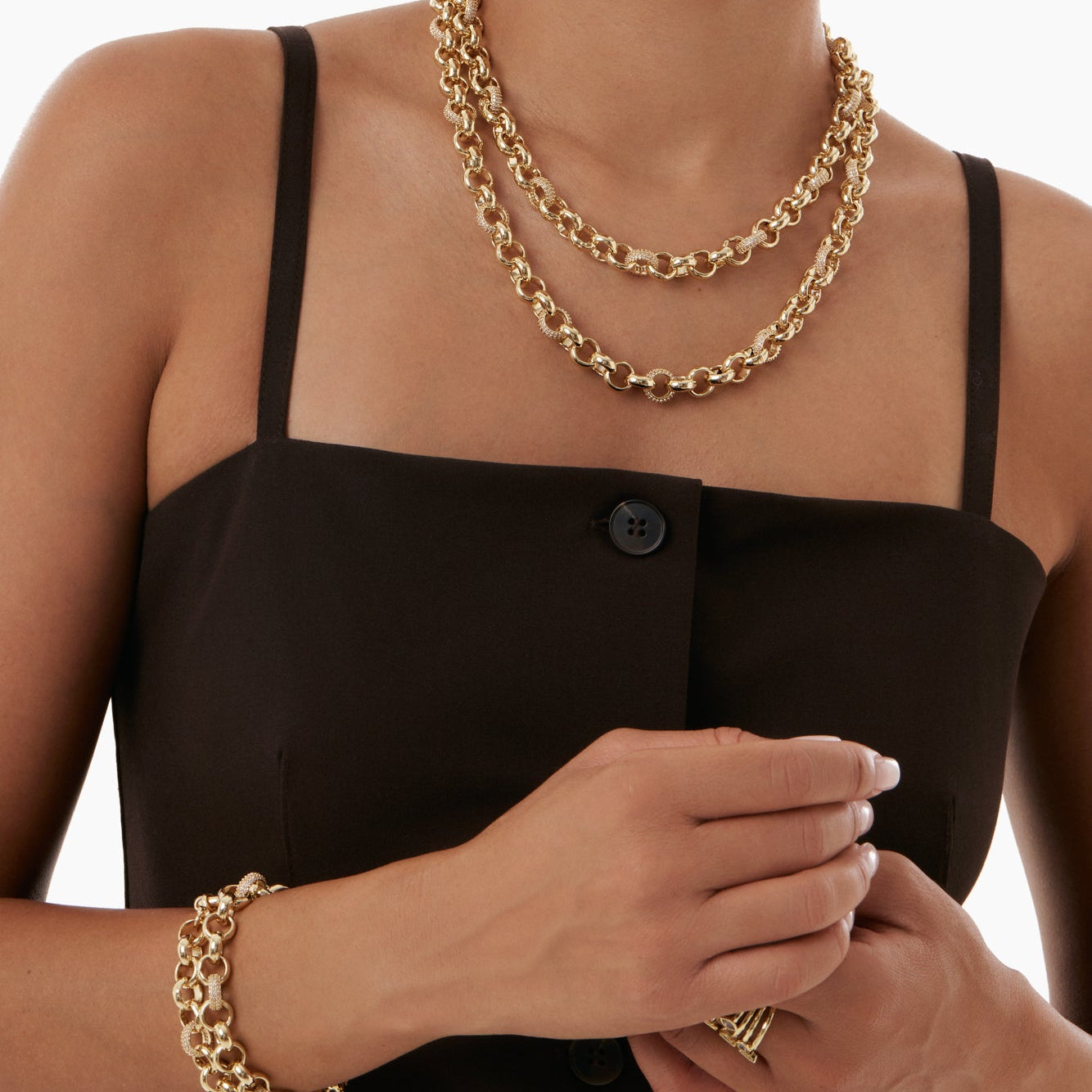 Maximalist Rolo Pavé Bracelet
