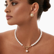 Mini 90's Pearl Stud Earrings