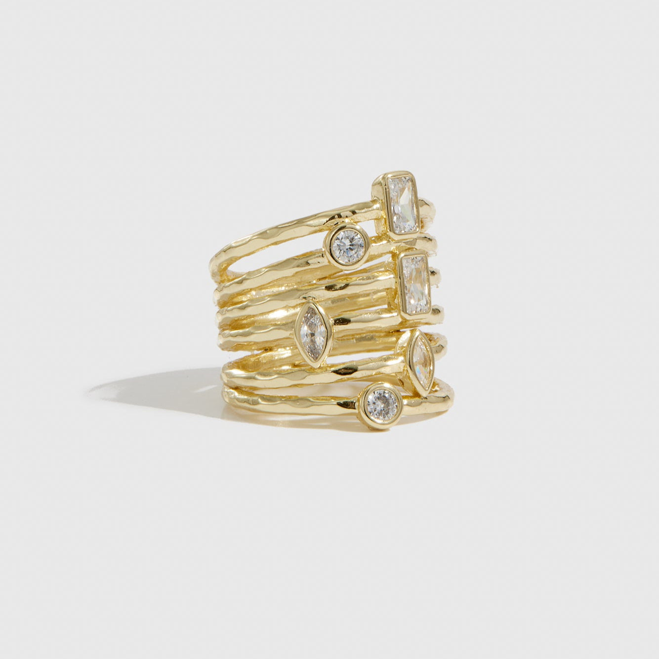 Raw Stacked Ring