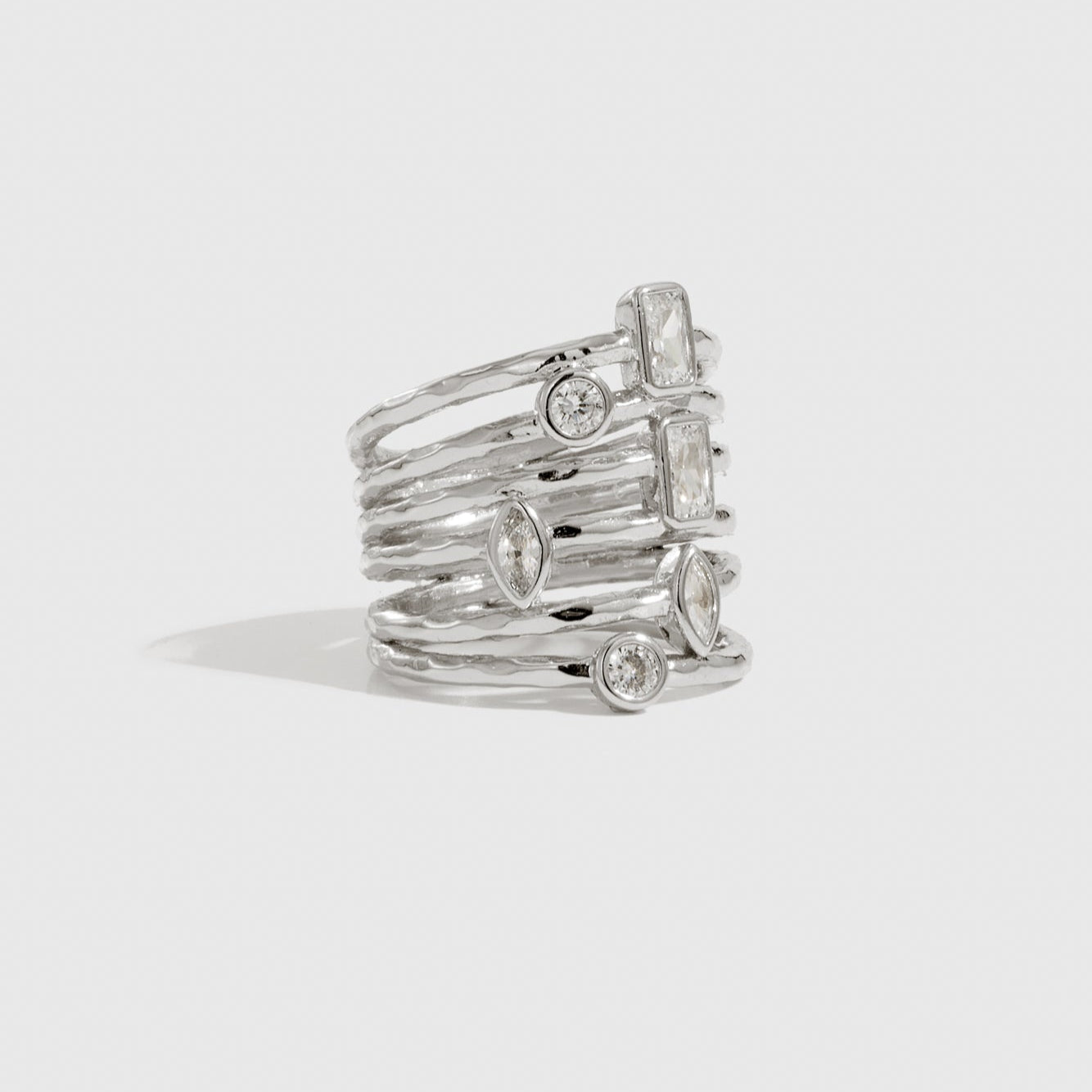 Raw Stacked Ring