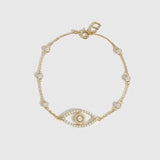 Evil Eye Pavé Bracelet
