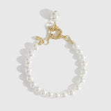 Bracelet de Perles Simple Rang