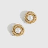 Mini 90's Pearl Stud Earrings