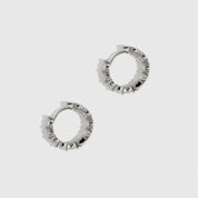 Inside-Out Pavé Huggies