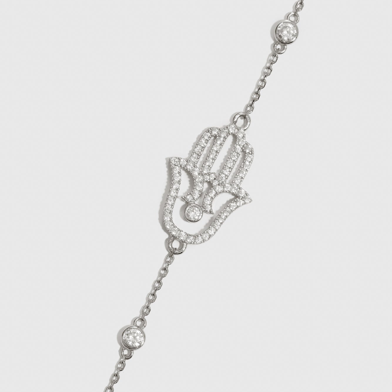 Bracelet Main de Fatma Pavé