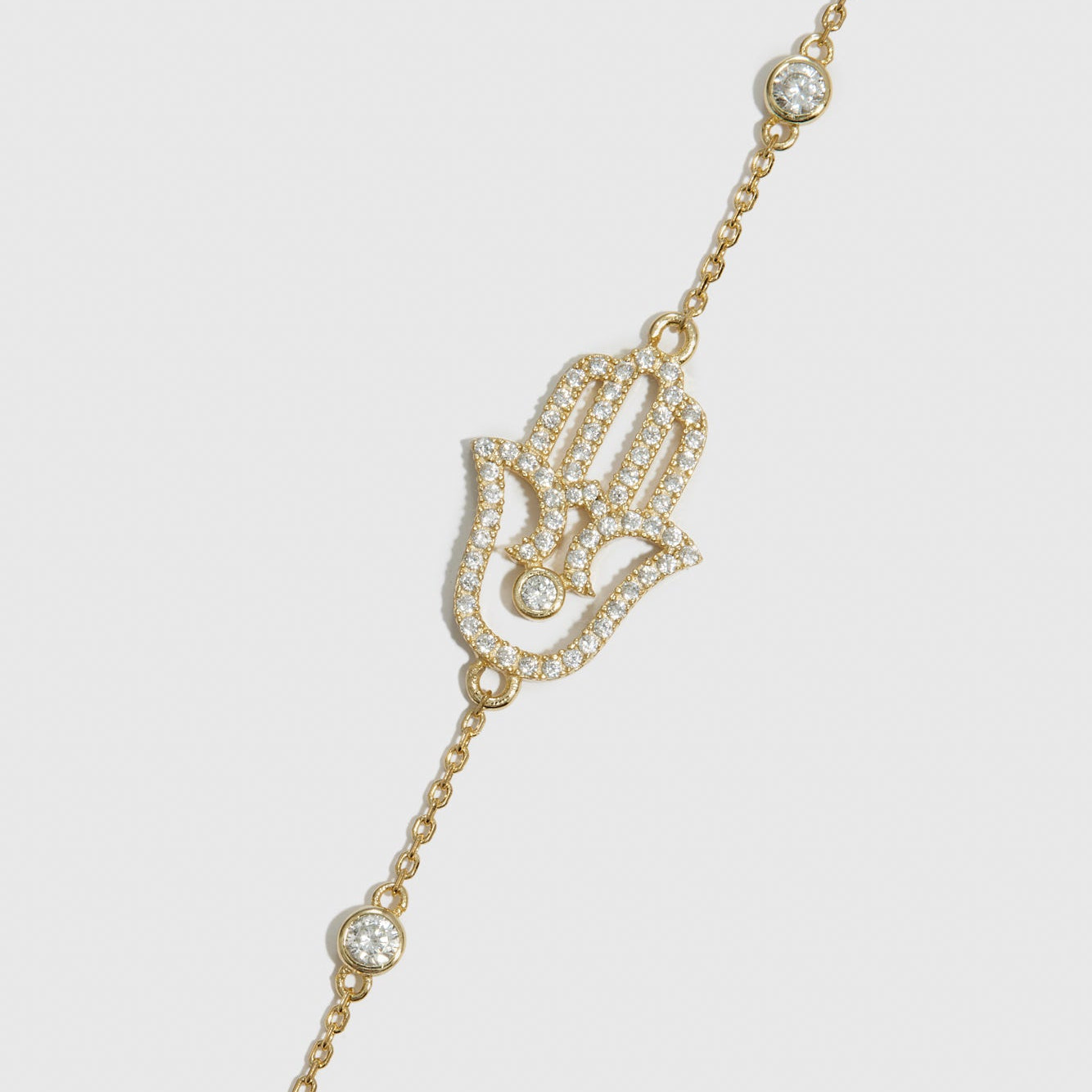 Hamsa Pavé Bracelet