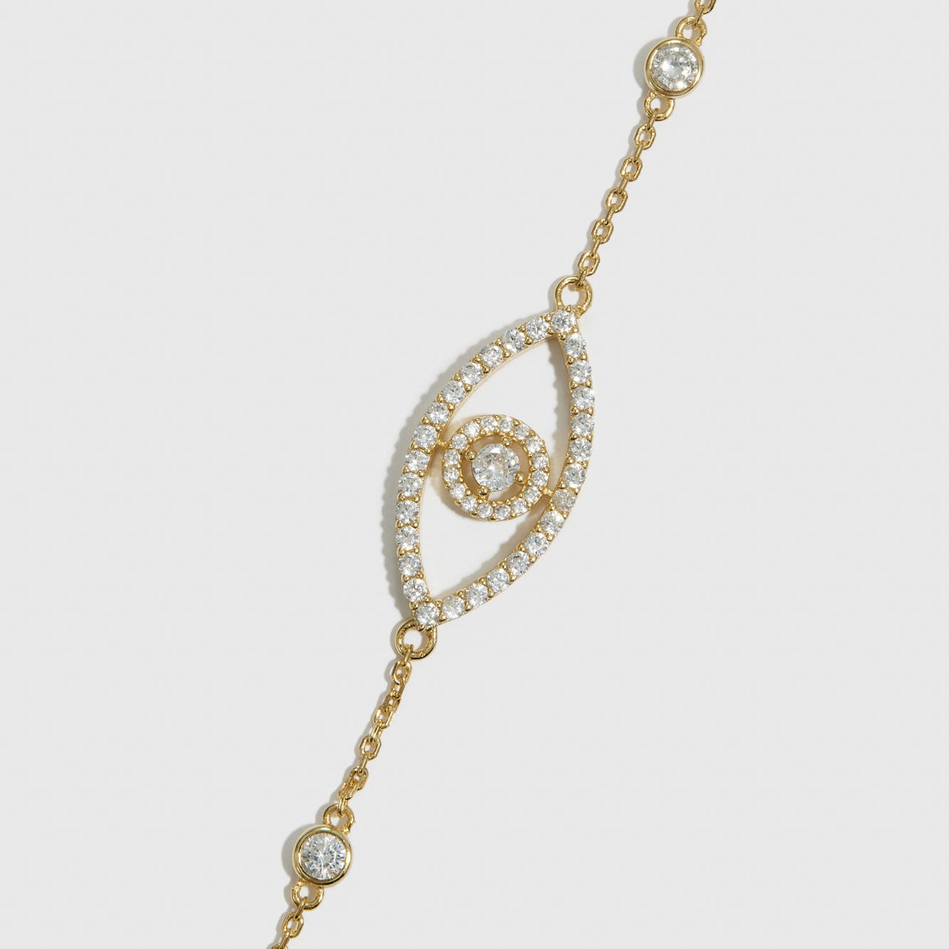 Evil Eye Pavé Bracelet