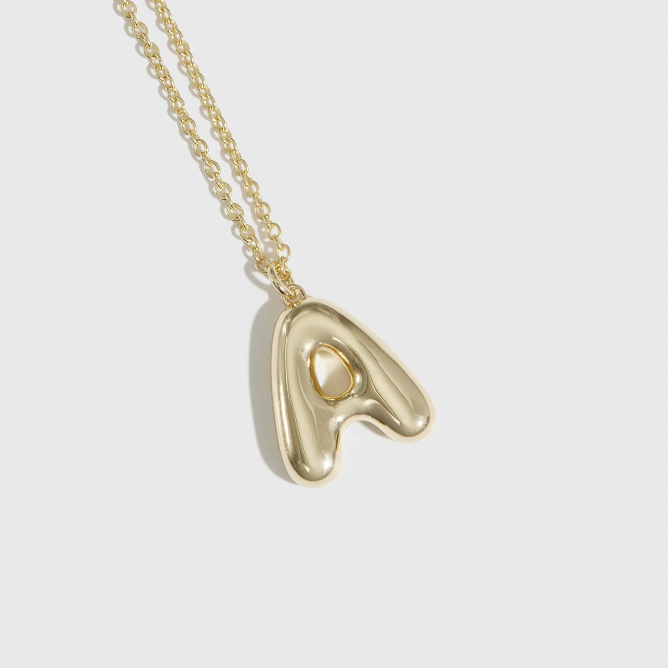 Liquid Bubble Letter Pendant