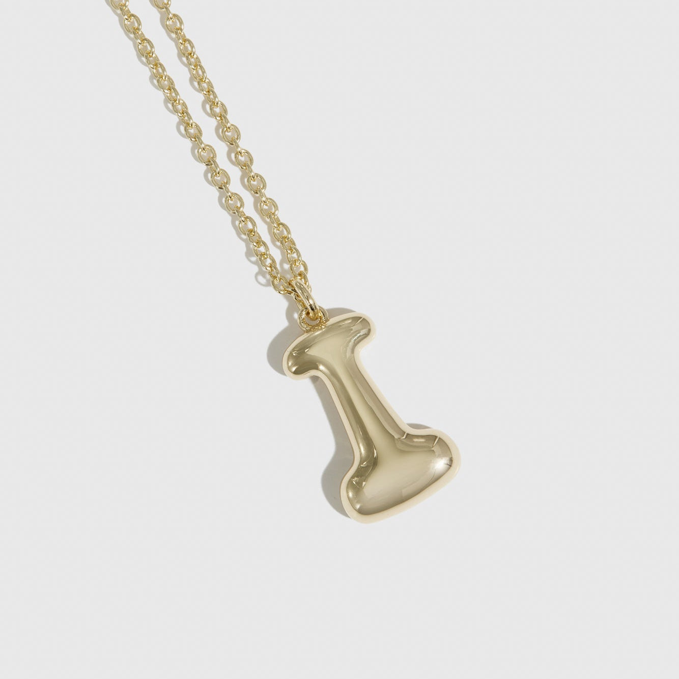 Liquid Bubble Letter Pendant