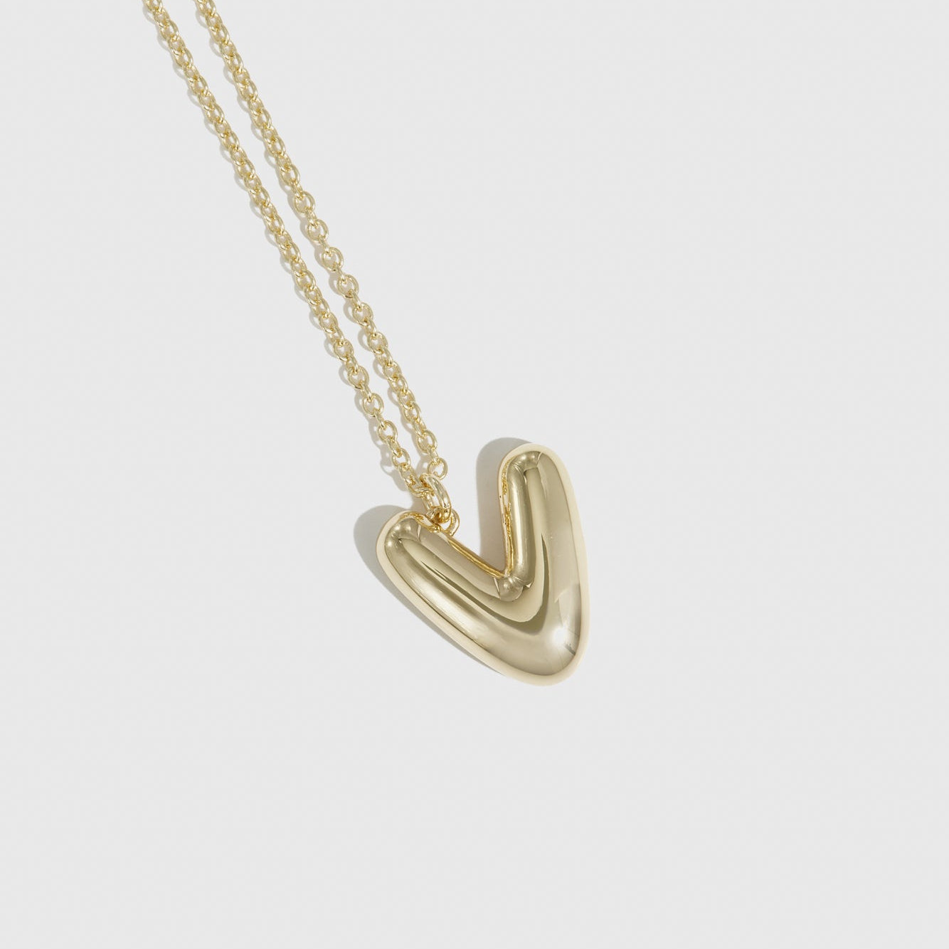 Liquid Bubble Letter Pendant