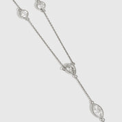 Multi-Cut Lariat Necklace