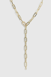 Collier Lariat Maximaliste Maillons Trombone