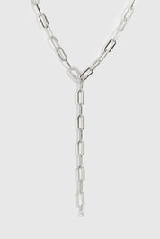 Collier Lariat Maximaliste Maillons Trombone