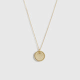 Braided Outline Circle Pendant