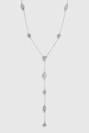 Multi-Cut Lariat Necklace