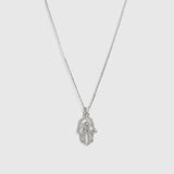 Hamsa Pavé Pendant Necklace