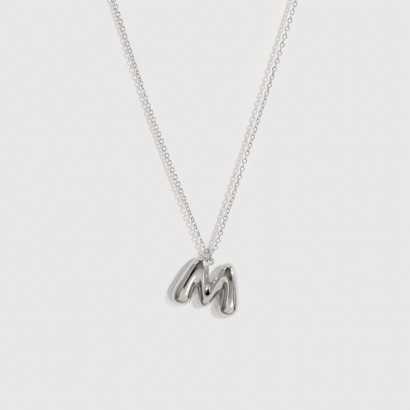 Liquid Bubble Letter Pendant