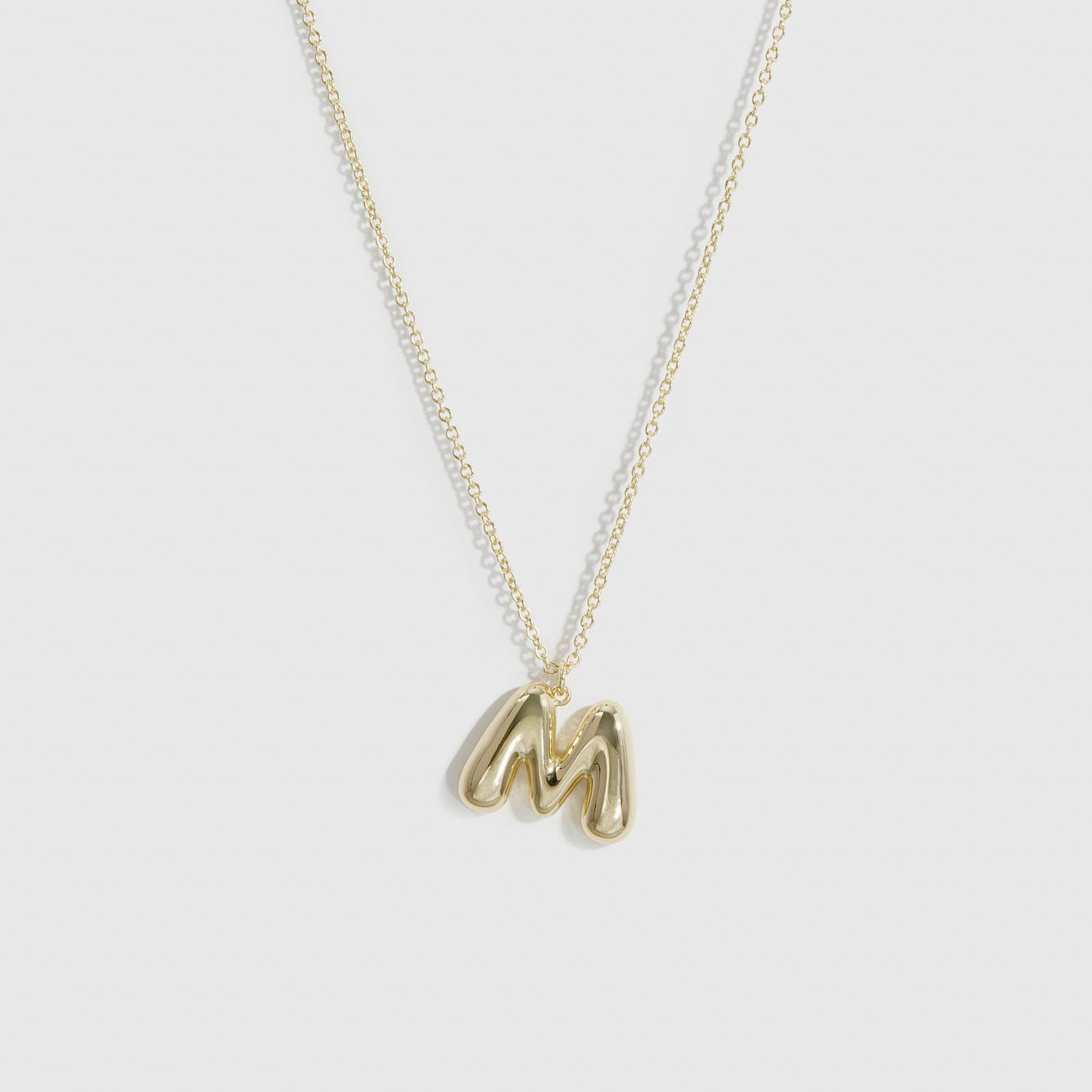 Liquid Bubble Letter Pendant