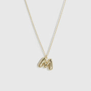 Liquid Bubble Letter Pendant