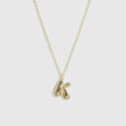Liquid Bubble Letter Pendant