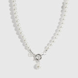 Collier Ras de Cou de Perles Simple Rang