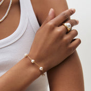 Bague Dôme Perle