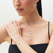 Collier Lariat Multi-Trèfle