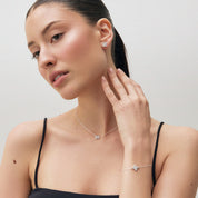 Collier Trèfle Solitaire