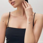 Bracelet Trèfle Solitaire