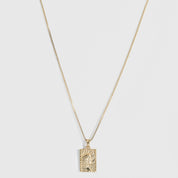 14k gold plated sterling silver 925 Strong necklace, shown on a plain background.