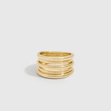 Bague Anneaux Empilés