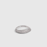 Wavy Band Pavé Ring
