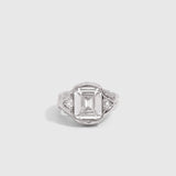 Bague Émeraude Organique