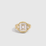 Bague Émeraude Organique