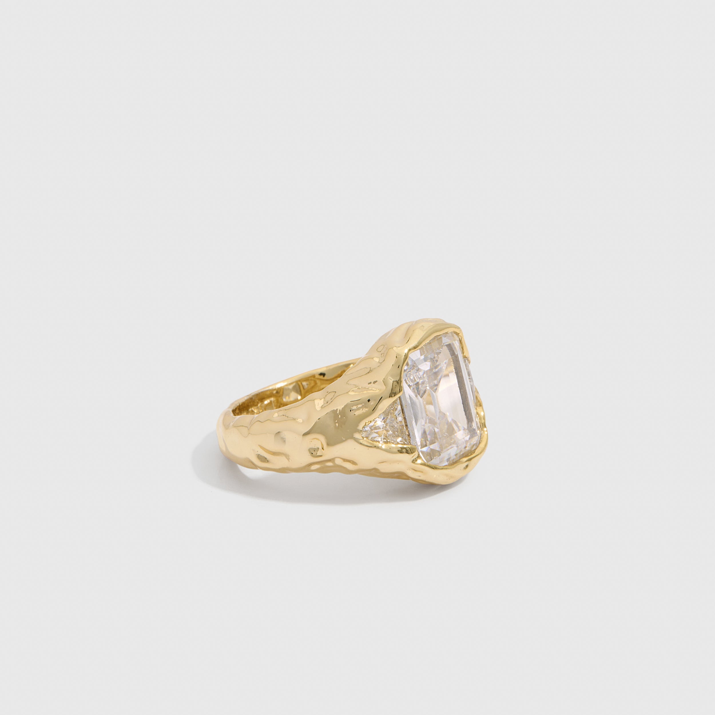 Bague Émeraude Organique