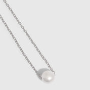 Collier Pendentif Perle Solitaire