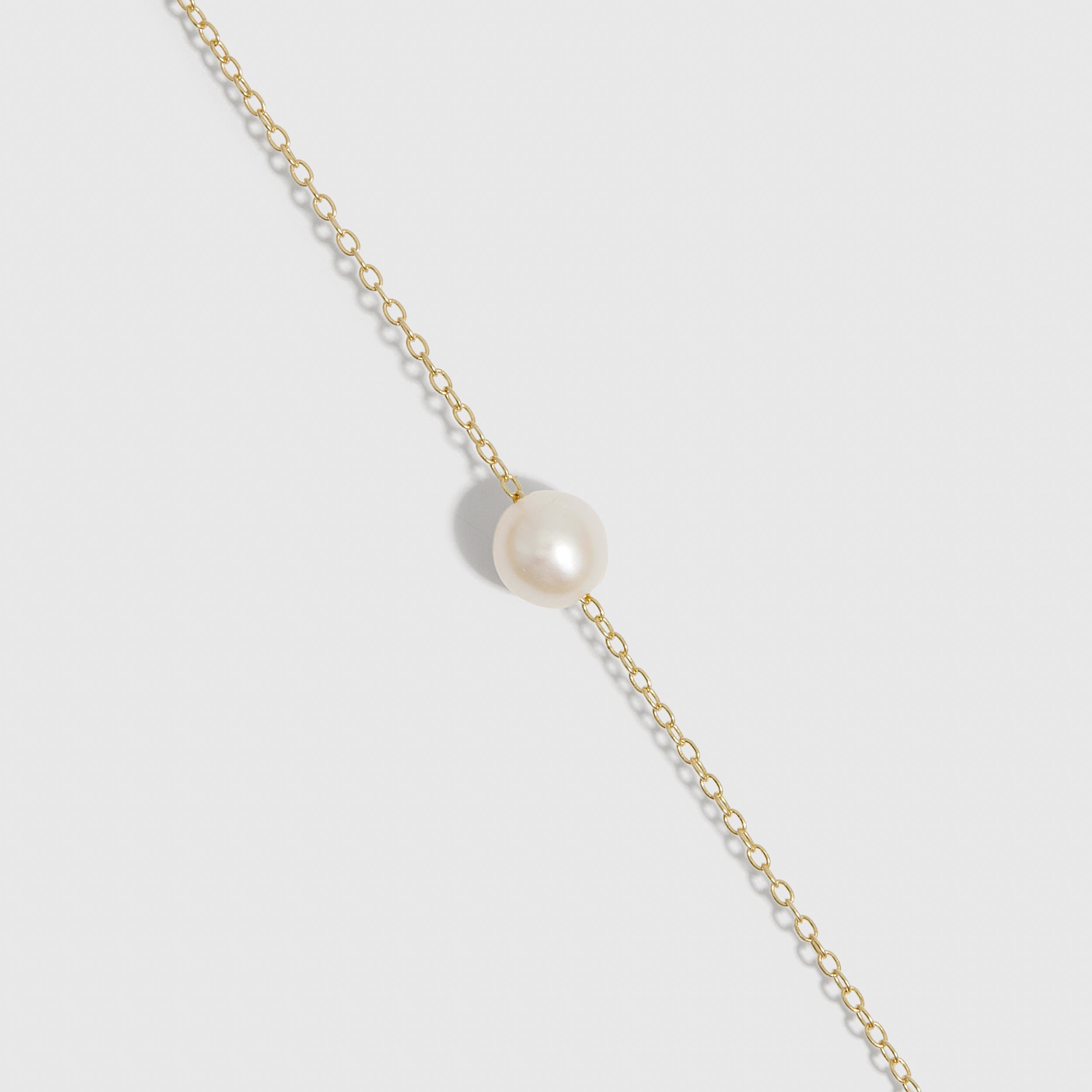 Collier Pendentif Perle Solitaire