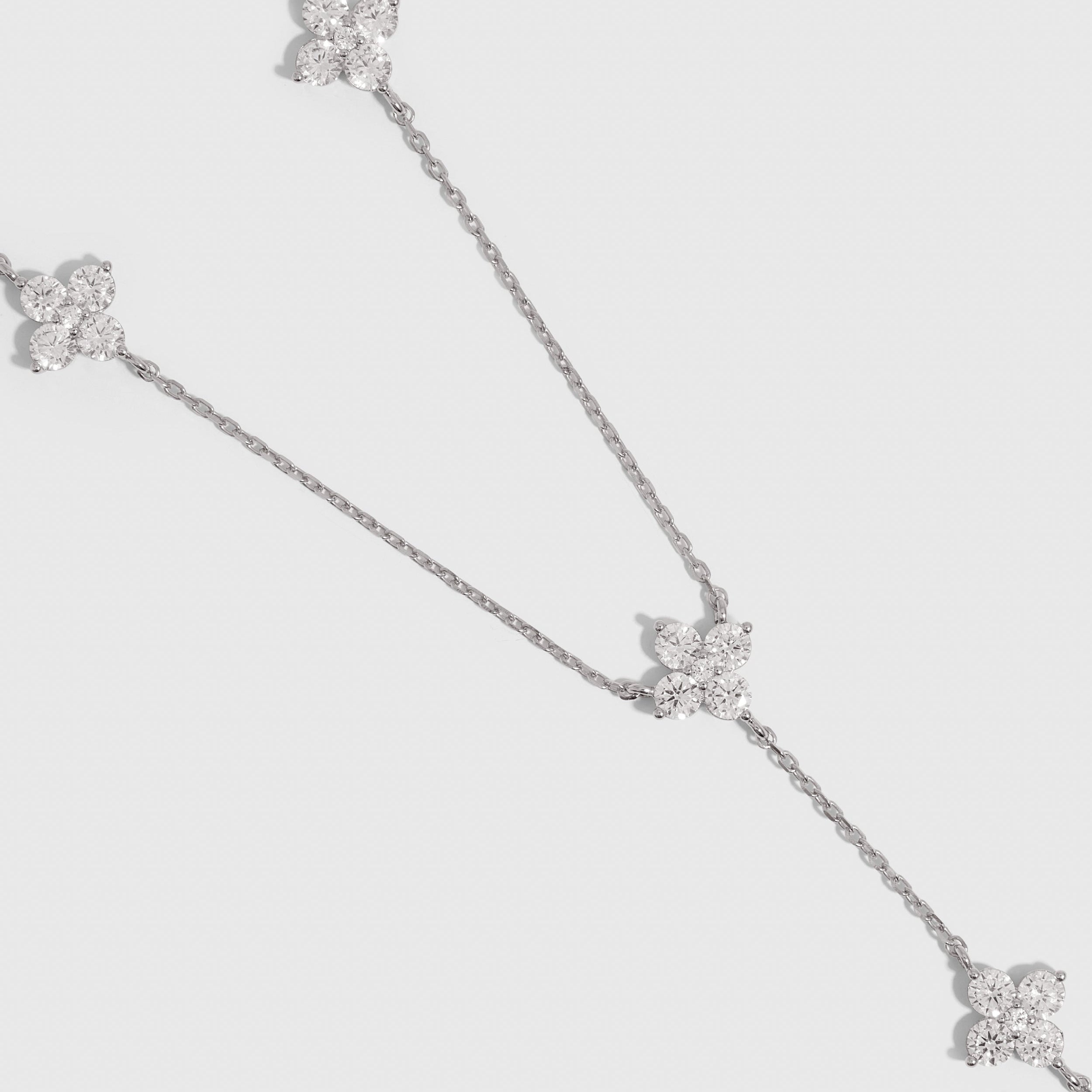 Collier Lariat Multi-Trèfle