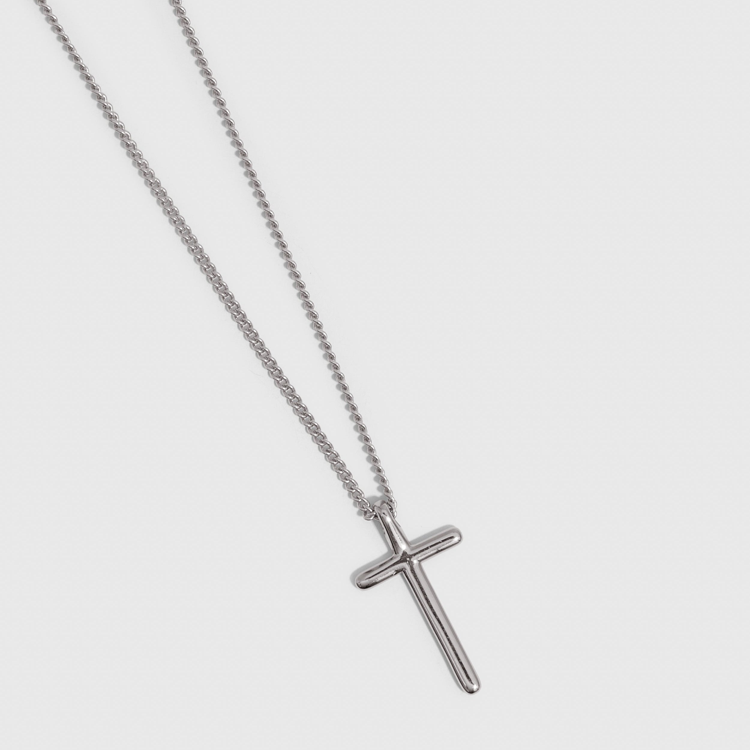 Collier Pendentif Croix Simple