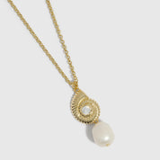 Collier Pendentif Coquillage et Perle