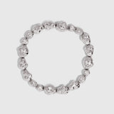 Multi Round-Cut CZ Nugget Bracelet