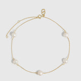 Bracelet de Cheville Perles Espacées