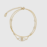 Bracelet de Cheville Œil Maléfique Pavé