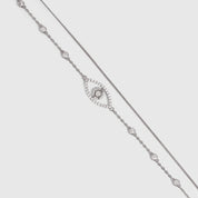 Bracelet de Cheville Œil Maléfique Pavé
