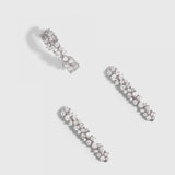Boucles d'Oreilles Duo Multi-Zircons Ronds