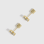 Boutons d'Oreilles Trèfle Solitaire